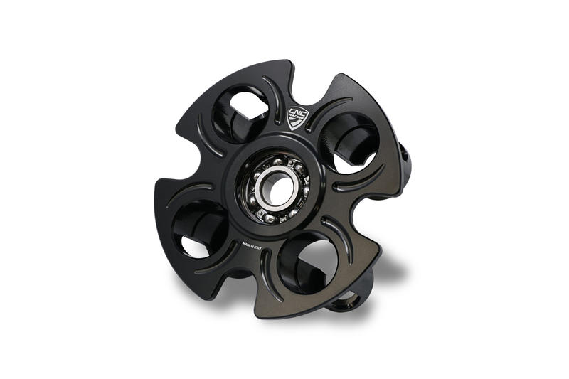 Piattello Spingidisco Frizioni ad olio Ducati con cuscinetto Nero