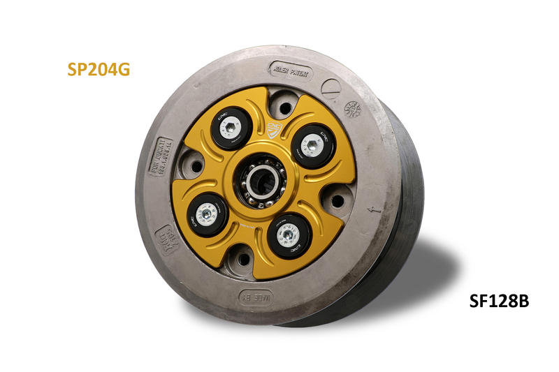 Piattello Spingidisco Frizioni ad olio Ducati con cuscinetto Oro