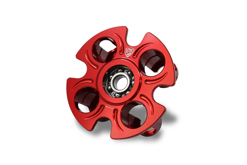 Piattello Spingidisco Frizioni ad olio Ducati con cuscinetto Rosso