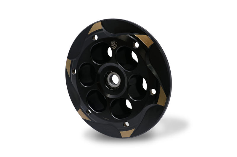 Piattello spingidisco frizione antisaltellamento MV Agusta con cuscinetto - Bicolor Nero/Bronzo