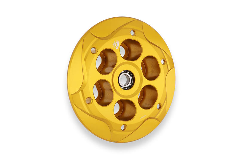 Piattello spingidisco frizione antisaltellamento MV Agusta con cuscinetto Oro