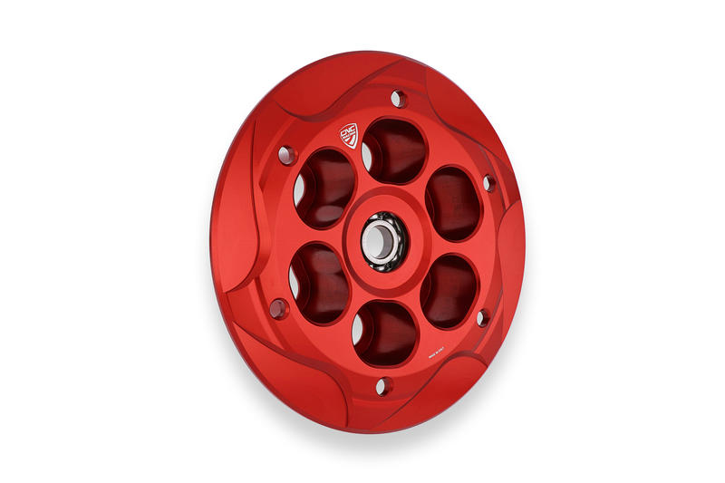 Piattello spingidisco frizione antisaltellamento MV Agusta con cuscinetto Rosso