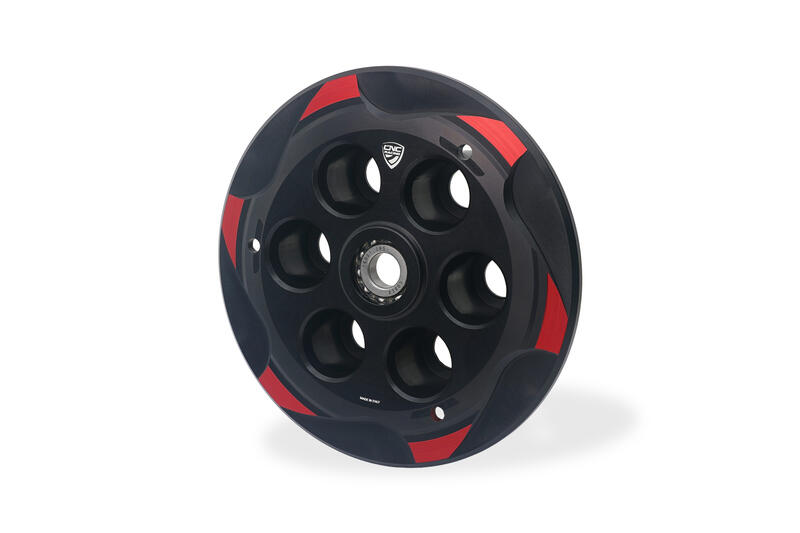 Piattello spingidisco frizione MV Agusta con cuscinetto - Bicolor Black/Red
