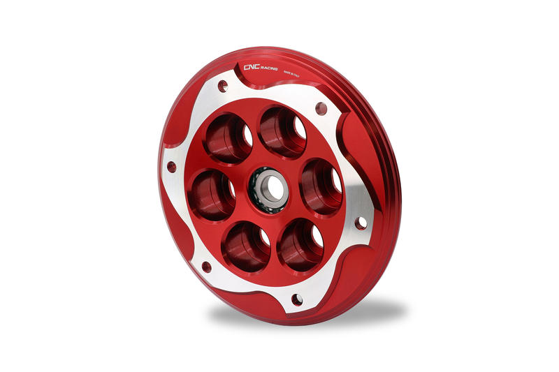 Piattello spingidisco BMW - Bicolor Rosso/Argento