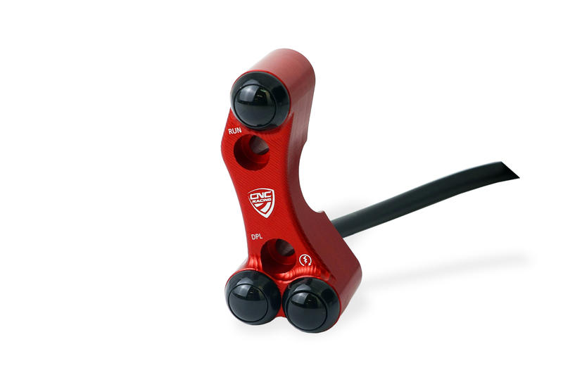 Pulsantiera destra - pompa freno radiale Brembo OEM e RCS Rosso