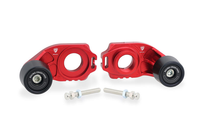 Cursori Tendicatena Racing con tampone Ducati Rosso