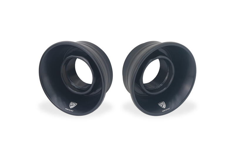 Tamponi protezione ruota posteriore Ducati - RACE Nero/Nero