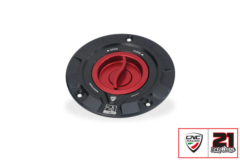 Tappo serbatoio carburante - Troy Bayliss Limited Edition Nero/Rosso