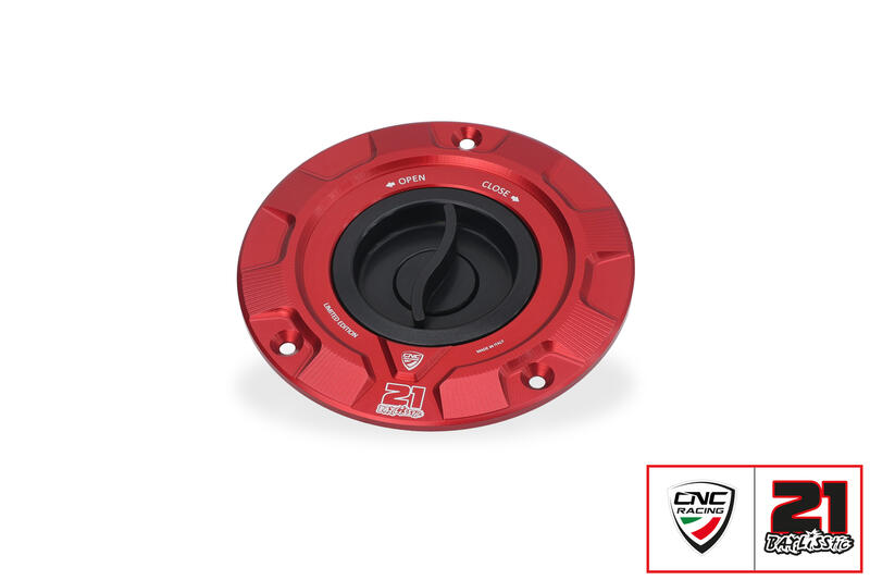 Tappo serbatoio carburante - Troy Bayliss Limited Edition Rosso/Nero