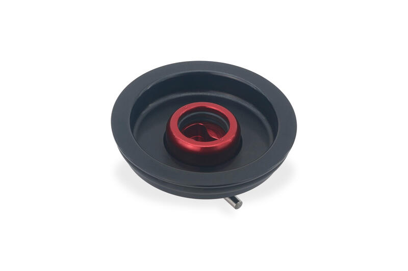Fuel tank cap - Fast Key plug Black/Red