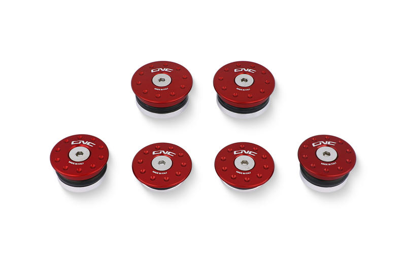 Frame caps kit Ducati Hypermotard 950 Rosso