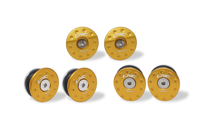 Kit tappi telaio MV Agusta - Tubi anteriori Oro