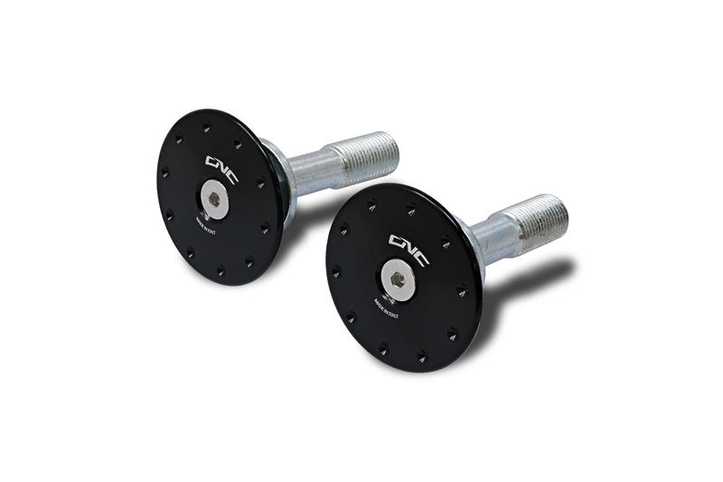 Kit tappi telaio Ducati Streetfighter V4 - fori grandi Nero