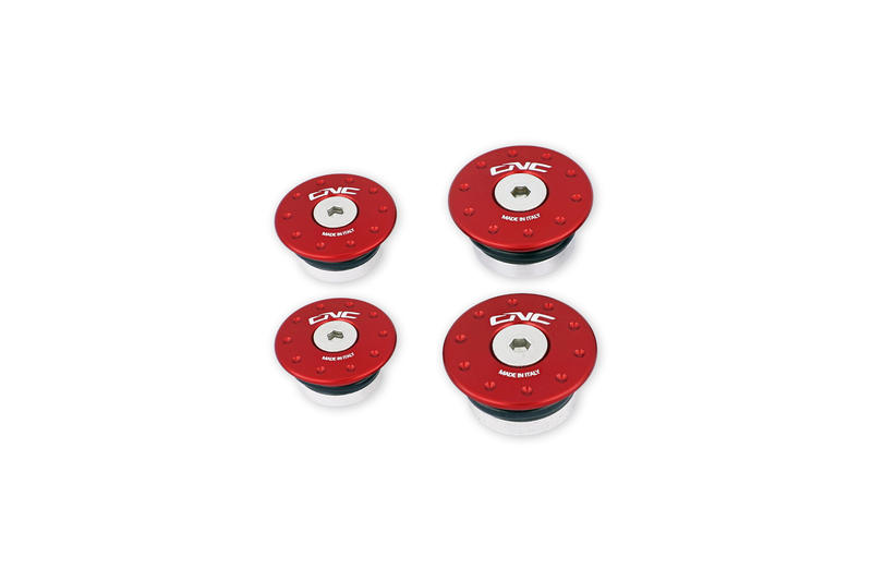 Kit tappi telaio Ducati DesertX Rosso