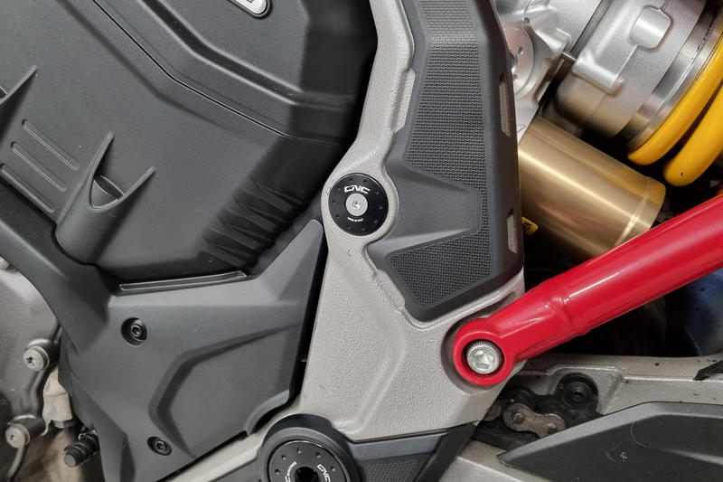 Tappi telaio Ducati Multistrada V4 - fori piccoli Nero