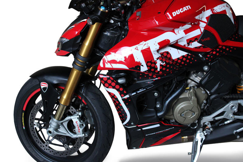 Tappi rimozione ali Ducati Streetfighter V4/S Nero